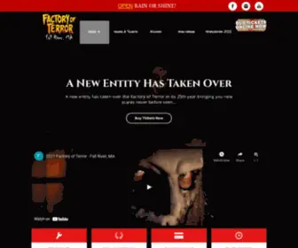 Factoryofterror.com(Best Scary Haunted House in Boston and Providence) Screenshot