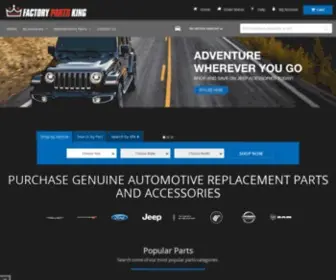 Factorypartsking.com(Genuine Ford) Screenshot