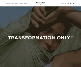 Factorypr.com(Factory // PR // Communications // Branding) Screenshot