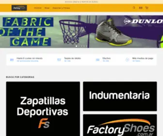 Factoryshoes.com.ar(Tienda Online) Screenshot