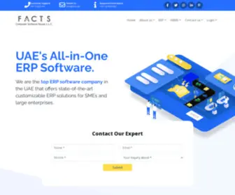 Facts.ae(Best Customized ERP Software Company in Dubai) Screenshot
