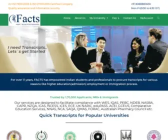 Factstranscript.com(Get Transcripts from India) Screenshot