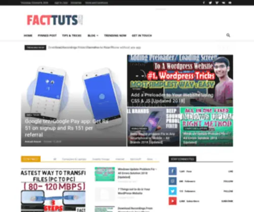 Facttuts.com(Facttuts) Screenshot