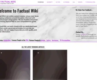 Factualwiki.com(Privacy policy and terms of service for factual wiki your privacy) Screenshot