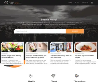 Factuia.com(Shop, Search, and Learn) Screenshot