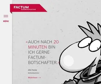 Factum.ch(Factum Kommunikation) Screenshot