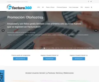 Factura360.com(Sistema de Facturación Factura360®) Screenshot
