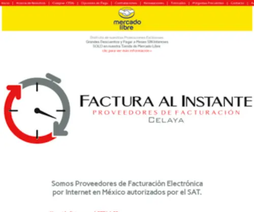 Facturacelaya.com(Factura al Instante en Celaya Guanajuato) Screenshot