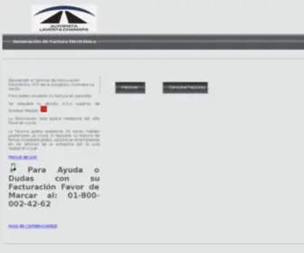 Facturacioncha-Vta.com.mx(Kiosco) Screenshot
