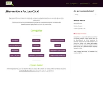 Facturaclick.com.mx(Factura Click) Screenshot