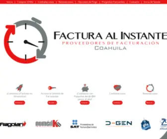 Facturacoahuila.com(Factura al Instante en Coahuila) Screenshot