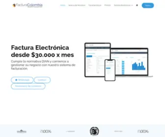 Facturacolombia.com.co(Somos Proveedor Tecnológico de Software para Factura Electrónica) Screenshot