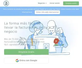 Facturadirecta.com(FacturaDirecta) Screenshot