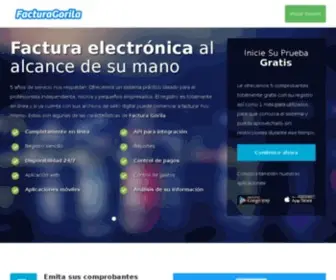 Facturagorila.com(Factura Gorila) Screenshot