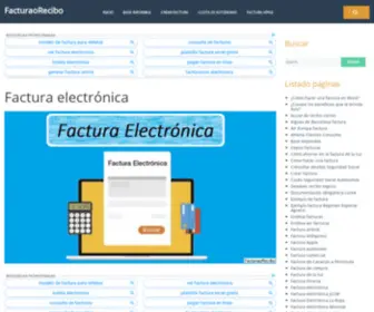 Facturaorecibo.com(Factura electrónica) Screenshot