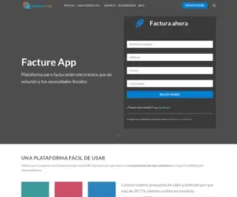 Facture.com.mx(Plataforma para facturación y contabilidad electrónica) Screenshot