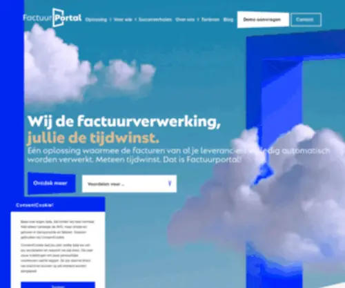 Factuur-Portal.nl(Automatische factuurverwerking levert gemak en tijdwinst op) Screenshot