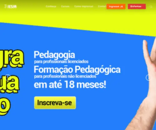 Faculdadeiesm.com.br(Vestibular 2024) Screenshot