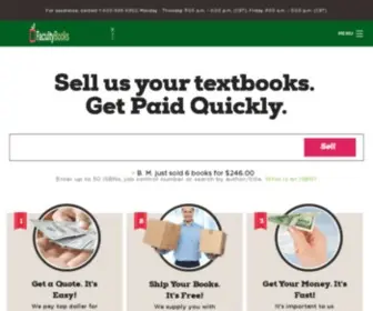 Facultybooks.com(Sell Your Textbooks) Screenshot