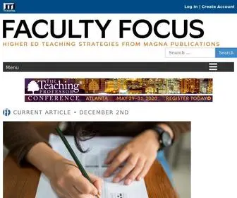 Facultyfocus.com(Faculty Focus) Screenshot