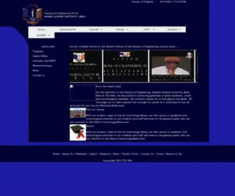 Facultyofengineeringnau.org(FACULTY) Screenshot