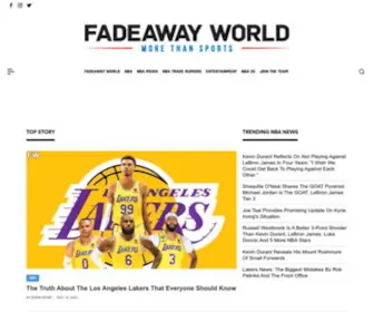 Fadeawayworld.net(NBA News Rumors Trades Stats Free Agency Soccer Transfer) Screenshot