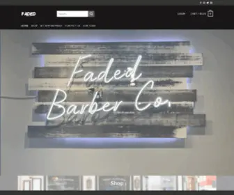 Fadedbarberco.com(Faded Barber Company) Screenshot