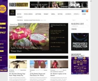 Fadedindustry.com(Faded Industry Entertainment and Lifestyle Blog) Screenshot