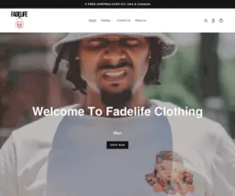 Fadelife.com(Fadelife Clothing) Screenshot