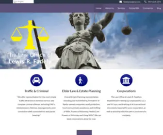 Fadelylaw.com(Lewis R) Screenshot