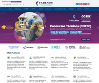 Fadenor.com.br(Referência em Concursos Públicos e Processos Seletivos) Screenshot