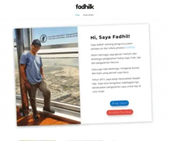 Fadhilk.com(Nak cerita sikit) Screenshot