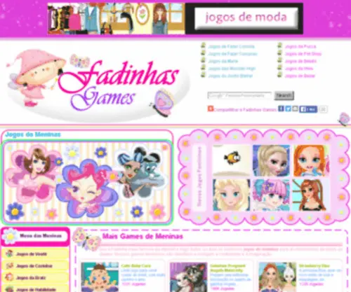 Fadinhasgames.com(Jogos de Meninas) Screenshot