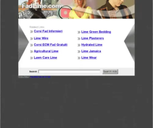 Fadlime.com(The Leading Fad Lime Site on the Net) Screenshot