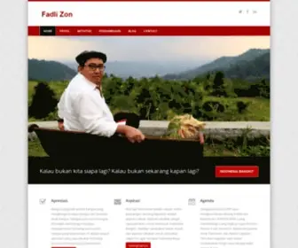 Fadlizon.com(Fadli Zon) Screenshot