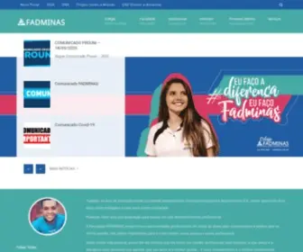 Fadminas.org.br(Do ensino infantil a faculdade) Screenshot