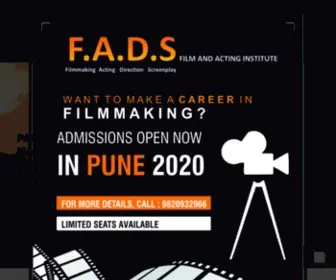 Fadsinstitute.com(Filmmaking) Screenshot
