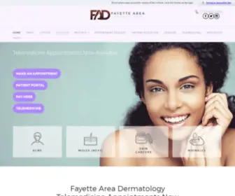 Fadskin.com(Fayetteville Dermatologist) Screenshot