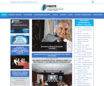 Faecys.org.ar(Federación Argentina de Empleados de Comercio y Servicios) Screenshot