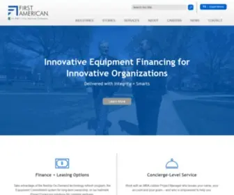 Faef.com(First American Equipment Finance) Screenshot