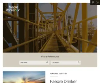 Faegredrinker.com(Faegre Drinker Biddle & Reath LLP) Screenshot