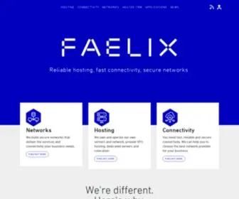 Faelix.net(VPS Hosting) Screenshot