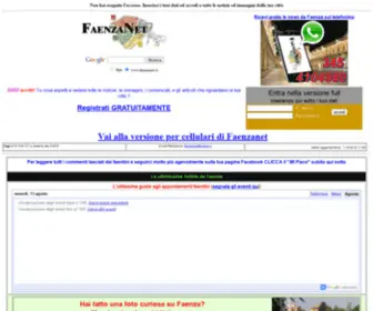 Faenzanet.it(Tutto il web di Faenza) Screenshot