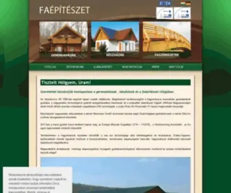 Faepiteszet.hu(Főoldal) Screenshot