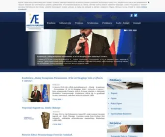 Fae.pl(Fundacja Aleksandra Kwaśniewskiego Amicus Europae) Screenshot