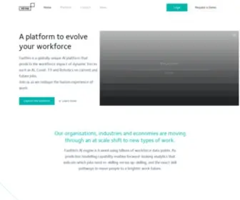 Faethm.ai(Preparing the world for the future of work) Screenshot