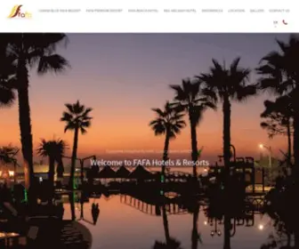 Fafa.al(Luxury Accommodation and Comfort in Albania I Fafa Hotels & Resorts) Screenshot