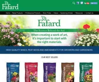 Fafard.com(The science behind the art) Screenshot