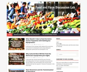 Fafdl.org(Food and Farm Discussion Lab) Screenshot