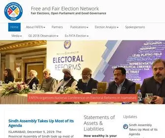 Fafen.org(Free and Fair Election Network (FAFEN)) Screenshot